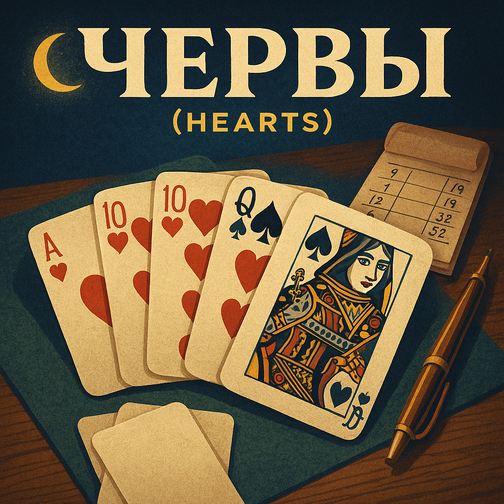 Настольная игра: Червы (Hearts)