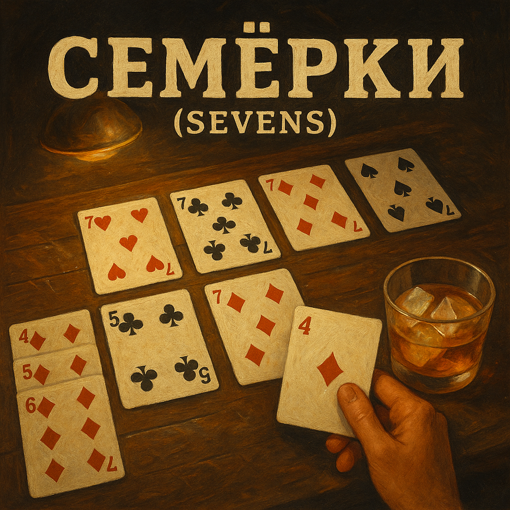 Настольная игра: Семёрки (Sevens)
